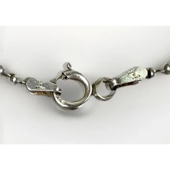 ZUNI Galaxy Rainbow Kachina Micro Inlay Pendant 925 Sterling Silver Necklace - Picture 12 of 16